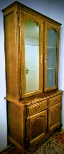 Antike vitrine weichholz - antike,