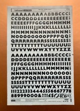 LETRASET  1733  GILL  EXTRA  BOLD  48pt   Transfer  Abreibebuchstaben  NEU