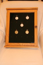 Wandvitrine aus massivem