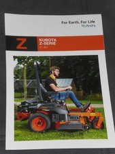 KUBOTA Z-SERIE Aufsitzmäher, Rasenmäher Prospekt von 2023 ( 25223 )