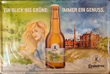 Blechschild Landskron Bier Apfel Radler  20x30cm