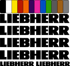LIEBHERR aufkleber sticker