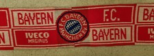 Schal FC BAYERN MÜNCHEN E.V. "IVECO MAGIRUS" Jaquard, 80er Jahre, oldschool RAR