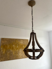 Lampe Hängelampe Holz Hängeleuchter Holzlampe