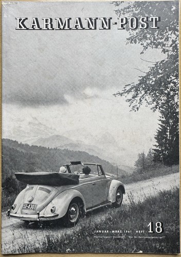 Karmann post zeitschrift vw - karmann, zeitschrift,