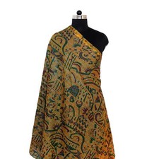 Vintage Seide handgesteppt