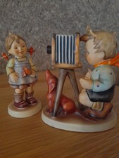 Goebel Hummelfiguren "  Der Fotograf  +" Blumenmadl "