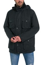 Barbour XL Parka 'Corbridge' nachtblau NEU