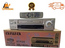 AIWA HV-FX5200 Hi-Fi Stereo VCR 4-Kopf PAL/NTSC ShowView SCART + Fernbedienung