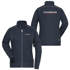 Sweatjacke Reflect Feuerwehr