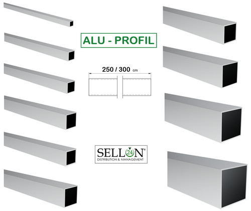 Aluminium vierkantrohr - aluminium,