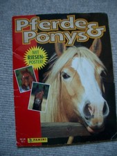 "PFERDE & PONYS" Stickeralbum PANINI 1996 -vollständig ohne Poster-