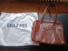 Handtasche 35*25 cm Gold Pfeil Marke