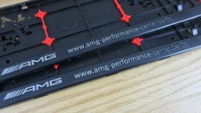 2x KFZ-Kennzeichenhalter Mercedes-Benz AMG Performance Center Berlin