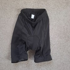 Radlerhose, Fahrradhose, Hose Fahrrad, Gr.140 schwarz, unisex, Bike, Polsterung