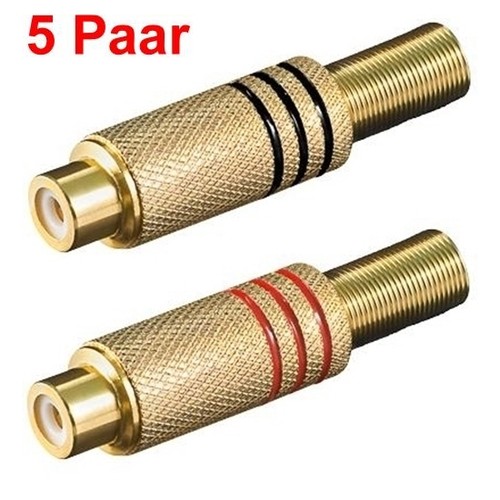 2stk chinch rca stecker - 2stk,