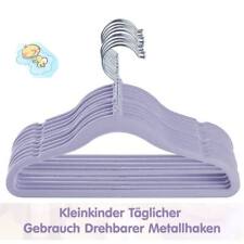 kleiderbügel Kinder Samt Lila Babybügel Platzsparend Anti-Rutsch 10-100Pcs