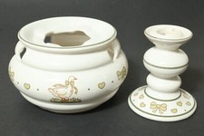 Stövchen Leuchter Gänseglück Pfalzkeramik Kerzenhalter Kerzenleuchter Gänse Gans