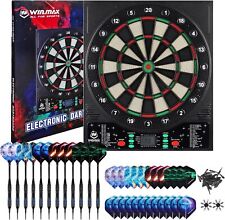 NEU Elektronische Dartscheibe Dartboard 12 Soft Pfeile 100 Kunststoff Dartspit
