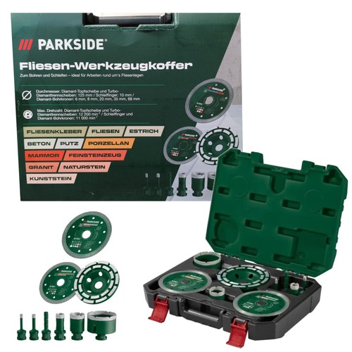 Parkside fliesen werkzeukoffer - fliesen,