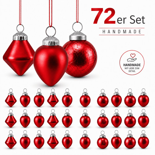 Weihnachtskugeln glas im - 72,