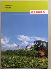 Claas VOLTO Wender Heuwender Prospekt Traktor Bulldog Schlepper