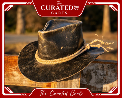 Handgefertigter cowboyhut aus - handgefertigter,