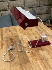 kultige Schreibtischlampe 70er Jahre, Industriedesign DDR, Neon, TOP