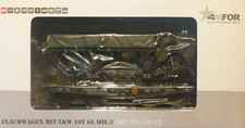 4 M FOR    48713    (Spur H0)   Militär  Flachwagen mit LKW 10 T + OVP