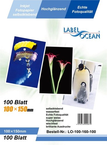 100 10x15cm fotopapier - 100, bl.