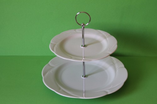 Zweistöckige etagere teller - zweistöckige,