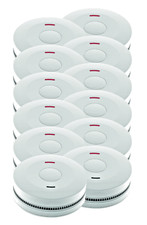 10er Rauchmelder Feuermelder Set Jeising SD-432 ,langlebige 10 Jahres Batterie
