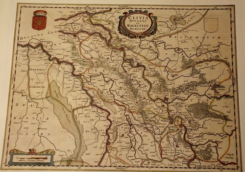 Historische landkarte kleve - historische,