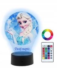 3D LED Nachtlampe Elsa Frozen