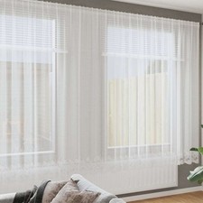 Weiß Vorhänge mit Vorhängen