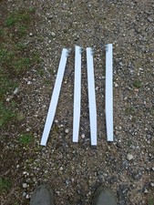 Tischbeine 4er Set Holz weiß