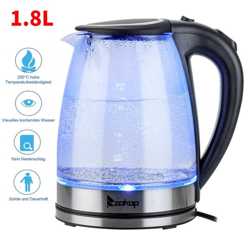 Glas wasserkocher liter - 1,8,