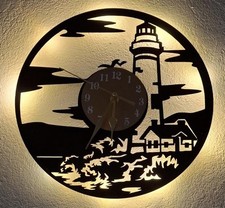 Wanduhr aus Schallplatte