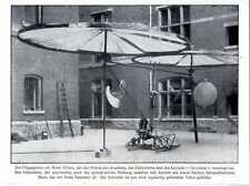 Gyrokopter mit Fallschirm von Henri Villard Erfinder Pioniere Aviatik 1910