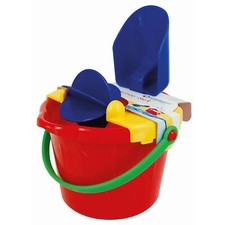 Spielstabil Eimer-Mühle-Set, 3-teilig, Eimer, Schaufel, Mühlenrad
