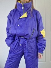 Fase Lafont Skioverall Skianzug Vintage Damen/Herren Unisex Schneeanzug