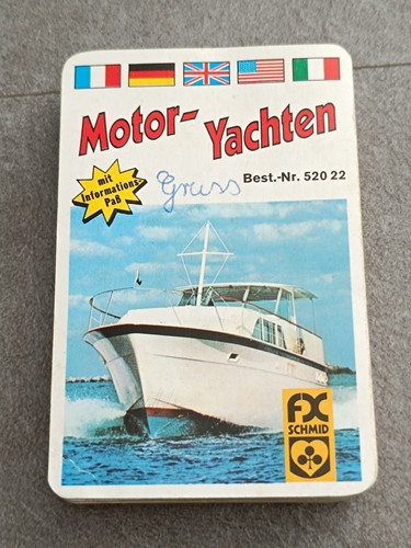 Altes quartett motor yachten - -, motor-yachten
