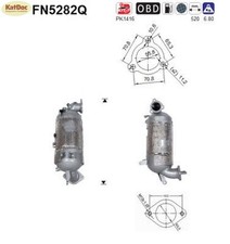 ✅ Ruß-Partikelfilter Hyundai Tucson,Kia Sorento/Sportage,2.0/2.2,Silizium,Euro 6