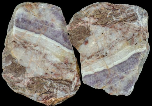 Achatpaar mit amethyst - achatpaar,