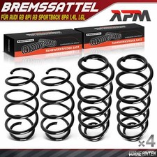 4x Federn Fahrwerksfeder Vorne