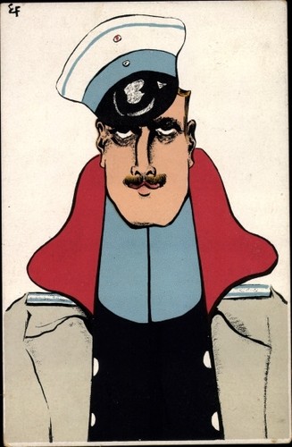Künstler deutscher soldat - ak,