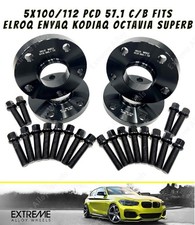 Black Wheel Spacers 15mm For