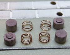  Faller Aurora   -- 4 Kohlefedern + 4 Motorkohlen für  AFX Motor 