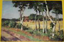 AK. Ansichtska Nach dem Gemälde von Karl Krummacher "Sommertag" Ausschnit (8654)