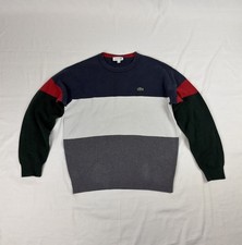 Lacoste Herren Pullover M | Baumwoll-Fleece | Colorblock | Sweatshirt